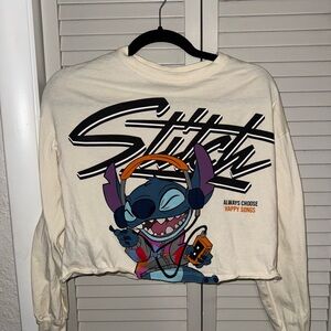 ZARA x Disney Stitch Crop Long Sleeve | 13/14